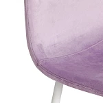 Стул BREEZE (mod. 4724), Велюр/металл, 44 х 53 х 87 см, Light lavander (светло-лавандовый) HLR26 / белый | изображение 6