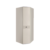 Шкаф угловой Римини СОЛО (Слоновая кость/Серебро) РМШУ2/1(s)