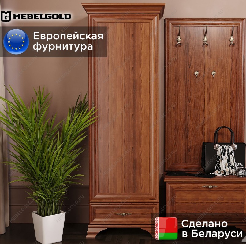 Шкаф Кентаки REG1D1S каштан | изображение 1