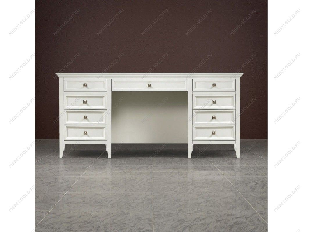 Стол письменный двухтумбовый Manhattan (Молочный) | изображение 1