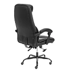 Кресло Cambridge metalBL, кож/зам/ткань, черный/черный, 36-6/11 | изображение 3