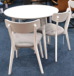 Стол обеденный Signal LARSON 90 (белый) | изображение 3