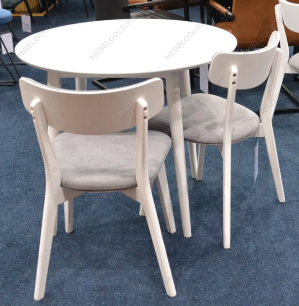 Стол обеденный Signal LARSON 90 (белый) | изображение 3