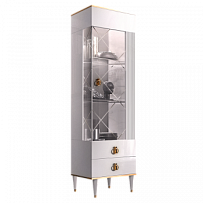 м. Римская - Витрина 1-ств. (правая) Римини СОЛО (белый золото) РМВ1-1С (s)