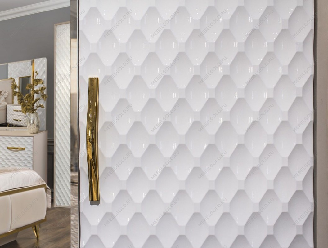 Шкаф Лара 4-дверный белый глянец | изображение 2