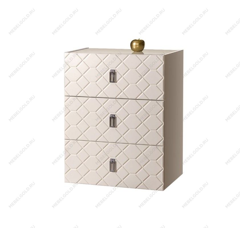 Комод Bogemia Fly Farfalle (Слоновая кость) (Lakobel/Хром) БМКМ-1
