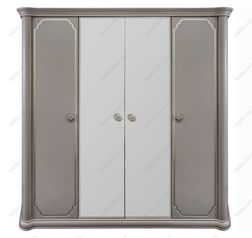 Шкаф Лали 4-дверный серый камень | изображение 1