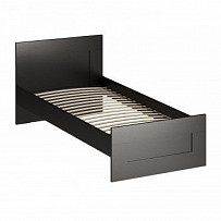 БРИМНЭС / СИРИУС кровать одинарная ИКЕА / IKEA 90х200 Дуб Венге