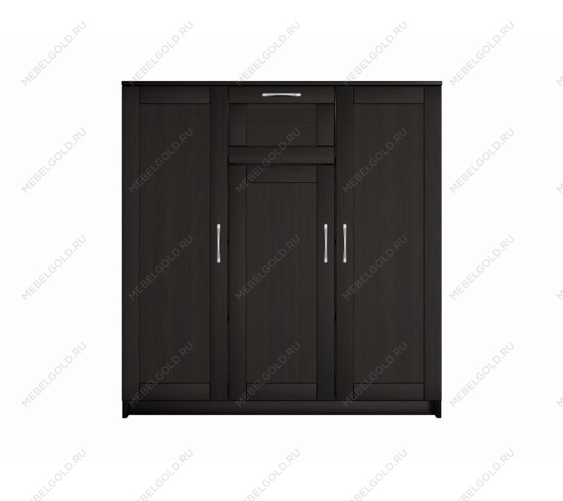 БРИМНЭС / СИРИУС тумба ИКЕА / IKEA 3 двери и 1 ящик 117х123 Дуб Венге | изображение 1