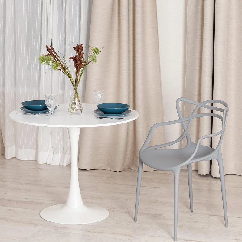 Стул Cat Chair (mod. 028), пластик, 53 x 59 x 82,5 см, темно-серый (Dark grey NX-GR-20) | изображение 7