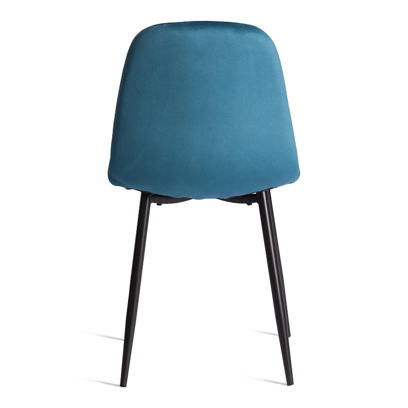 Стул BREEZE (mod. 4724), Велюр/металл, 44 х 53 х 87 см, Dark turquoise (темно-бирюзовый) HLR62 / черный | изображение 3