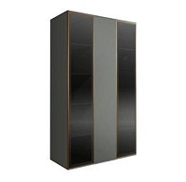 Шкаф 3-х дверный Bogemia Air (Серый/Золото) БМШ2/3(2)