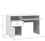 Стол письменный Мальта BIU1D1S | изображение 3