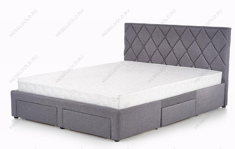 Кровать Halmar BETINA 160 (серый)