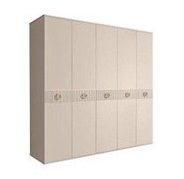 Шкаф 5-ти дв. Bogemia Fillini (Ваниль/Золото) БМШ2/5(Fi)
