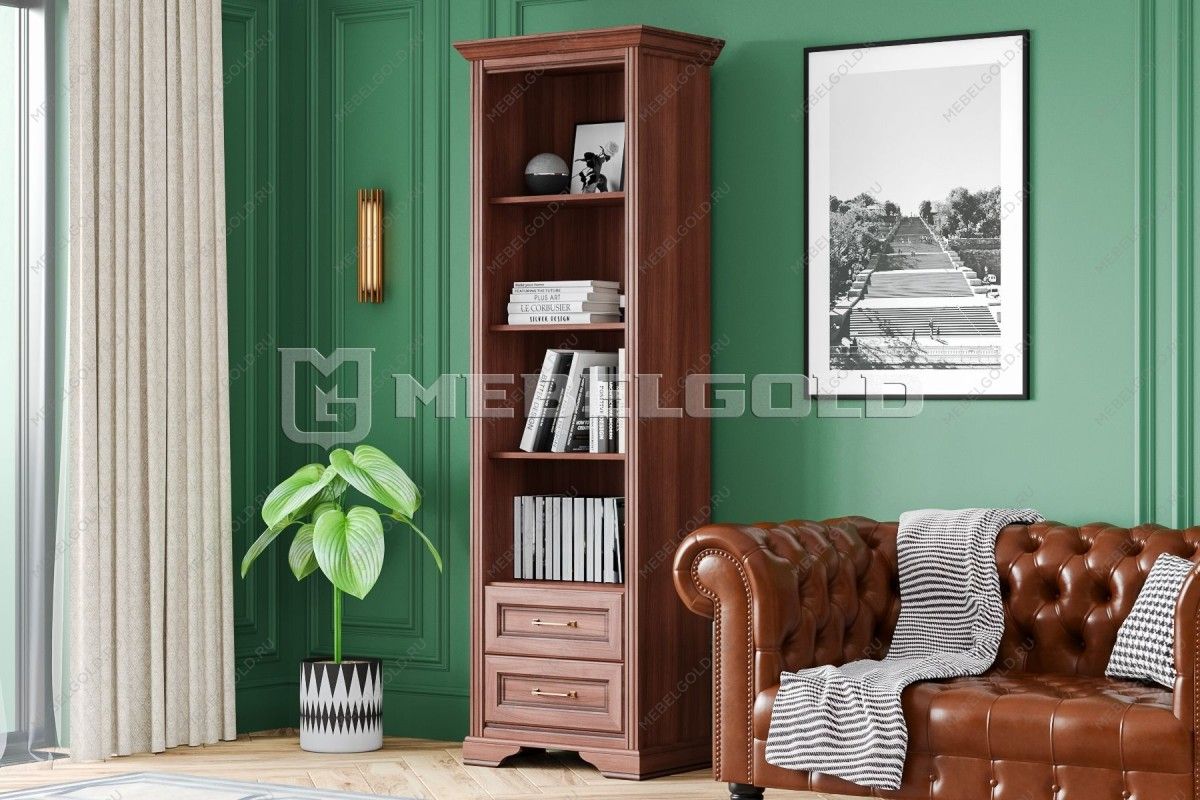 Стеллаж Стилиус REG2S (Орех донской) - Выставка Балашиха | изображение 2