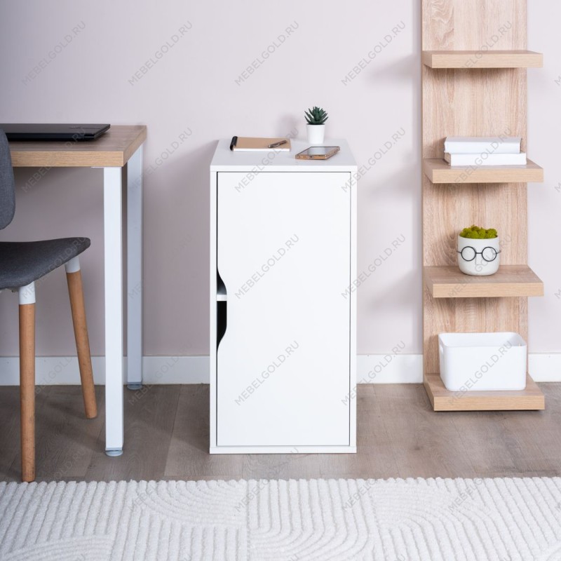 ИНГАР ДВ тумба 36x71x53, белый | изображение 3