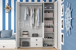 Шкаф Индиана JSZF3D2S сосна каньон