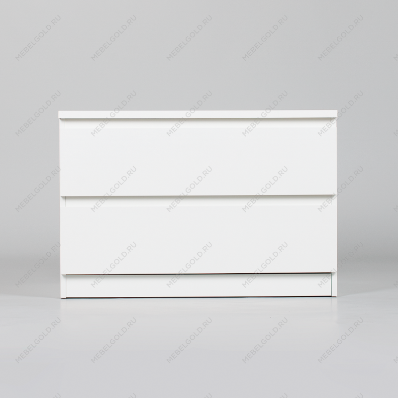 МАЛЬТА комод ИКЕА / IKEA 2 ящика 80х54 белый | изображение 2