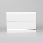 МАЛЬТА комод ИКЕА / IKEA 2 ящика 80х54 белый | изображение 2