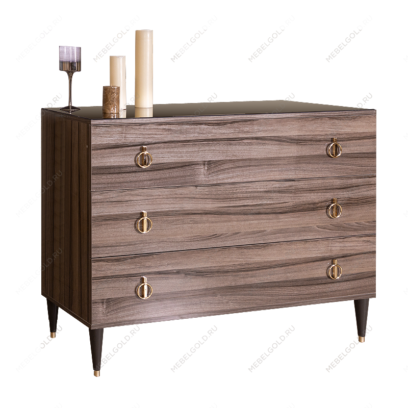 Комод Римини (Орех империя/Золото) РМКМ-1
