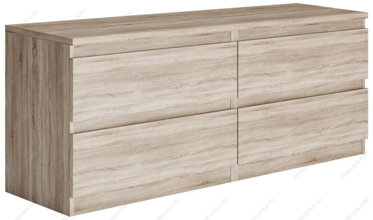 КАСТОР (KULLEN) тумба ИКЕА / IKEA 4 ящика сонома