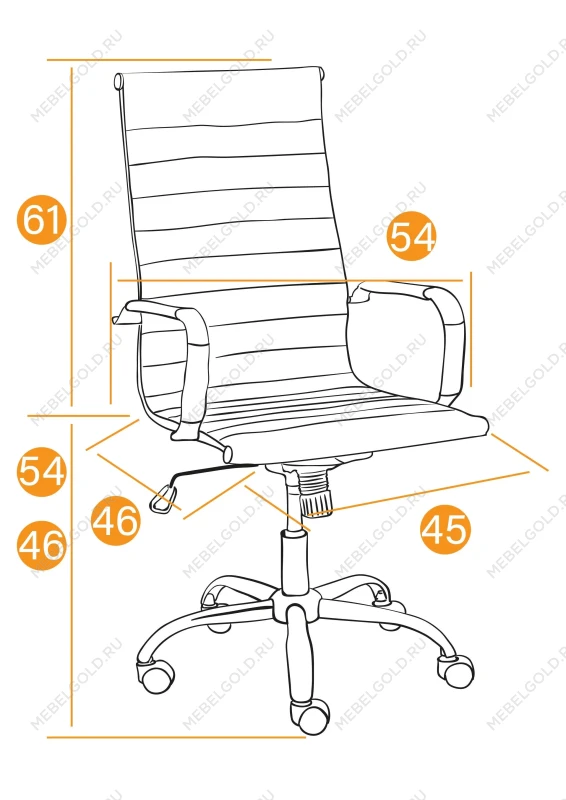 Кресло URBAN, кож/зам, металлик, 36 | изображение 13