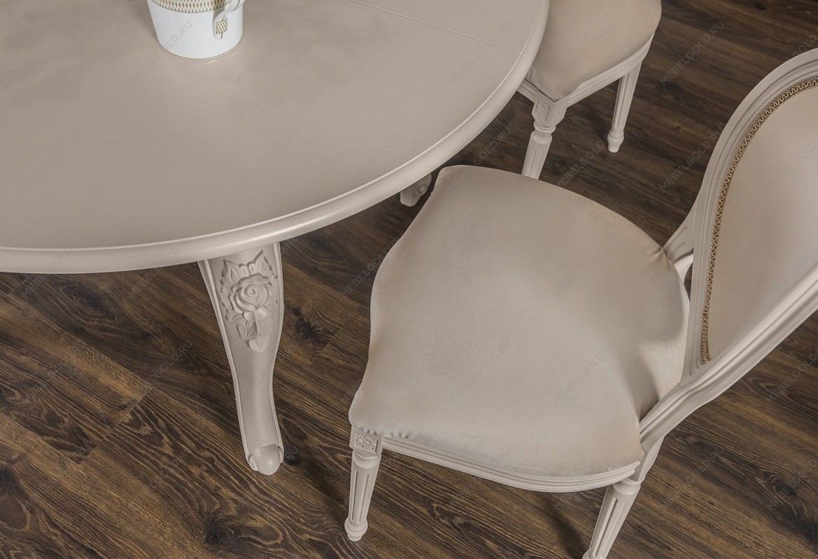 Стол Мокко круглый бежевый | изображение 4