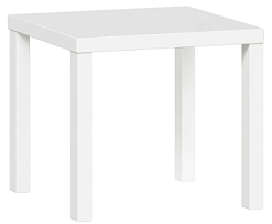 ЛАКК / ЭНКЕЛЬ Журнальный стол ИКЕА / IKEA 50, тамбурат, цвет белый