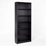 МАЛЬМ / VARMA Стеллаж ИКЕА / IKEA 80, 80x200x28, шпон, черный | изображение 1