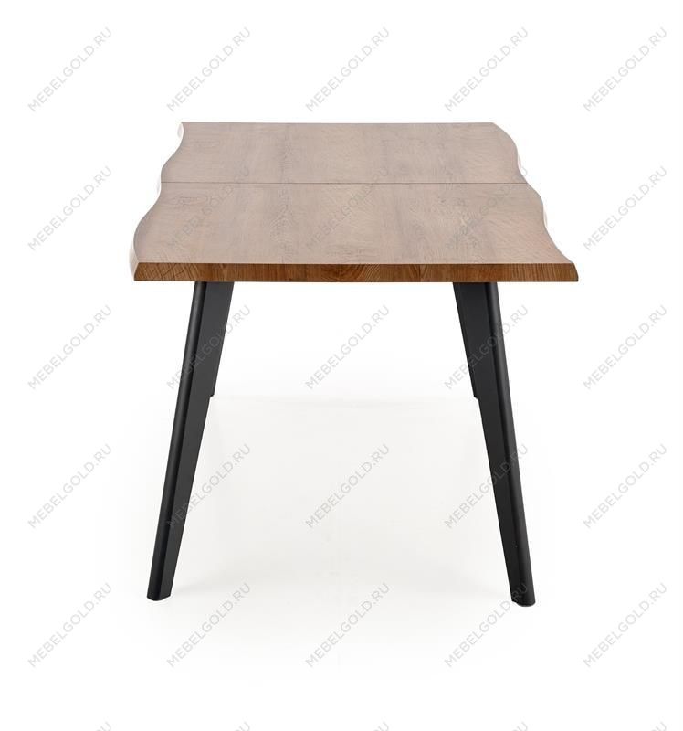 Стол обеденный Halmar DICKSON раскладной (дуб натуральный/черный) | изображение 6