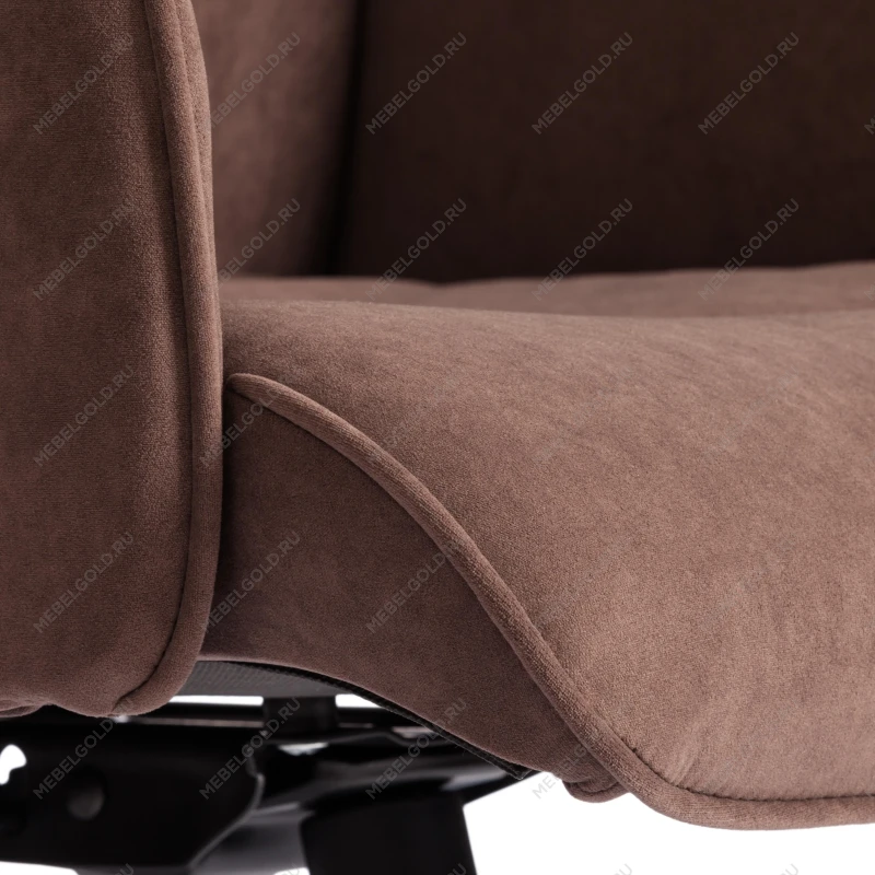 Кресло YORK, флок, коричневый, 6 | изображение 8