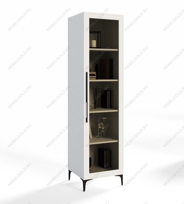 Витрина Стелла 1-ств белый