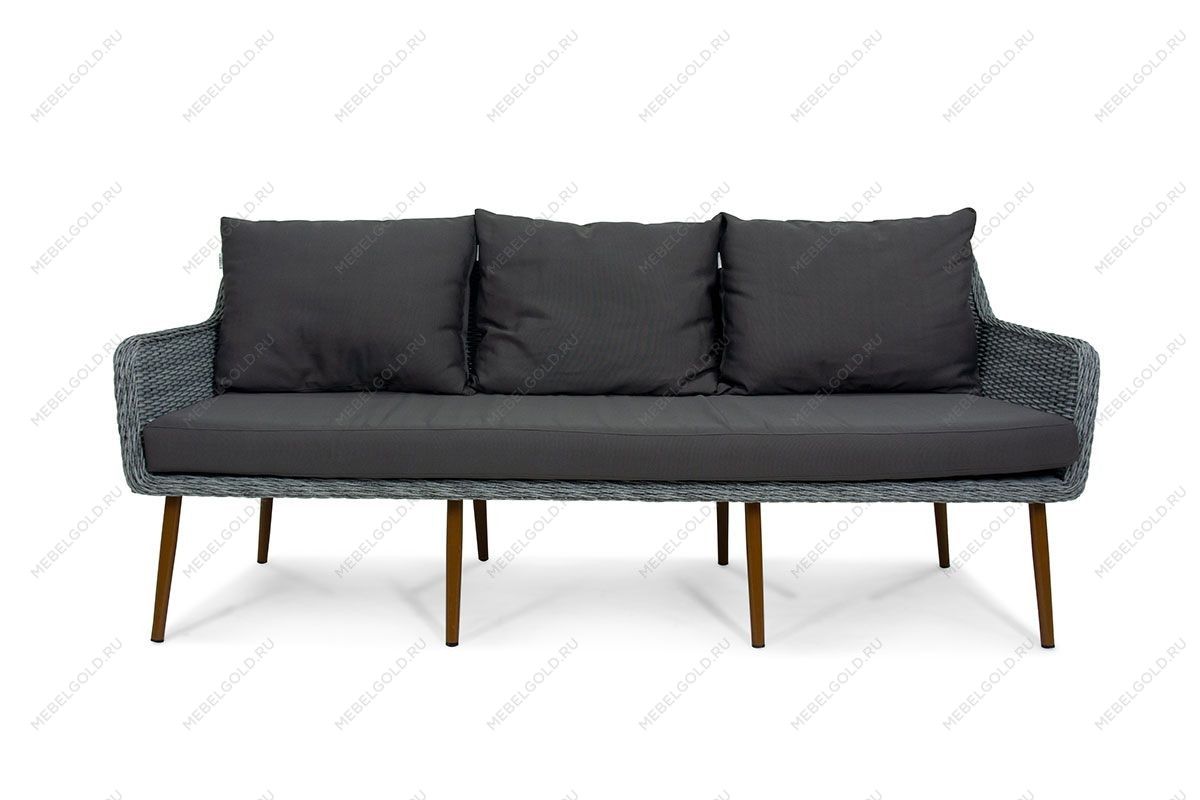 Комплект плетеной мебели MOKKA RIMINI (стол кофейный, 2 кресла, софа 3 х-местная) | изображение 3