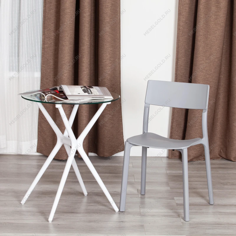 Стул LENTO (mod. 43), пластик, 43 х 49 х 77 см, Grey (Cерый) 9 | изображение 8