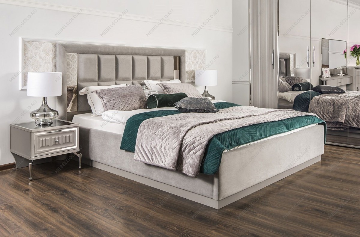 Кровать Замира 160x200 см серый камень | изображение 5