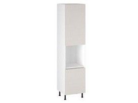 Шкаф-пенал 1080 ПГ-60, Виста (600*586*2576) Экокожа Белый, 26299