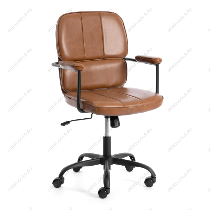 Кресло ALPHA, иск. кожа, Brown (коричневый)