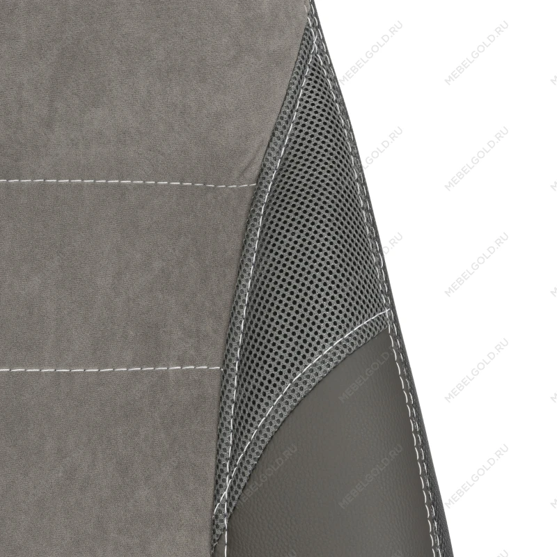 Кресло INTER (24), кож/зам/флок/ткань, серый/металлик, C-36/29/TW-12 | изображение 6