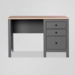 САГА стол письменный 120х56 серый/ясень | изображение 1