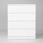 МАЛЬМ / VARMA Комод ИКЕА / IKEA 4, 80x100x40, пигмент, белый | изображение 2