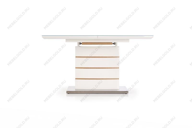 Стол обеденный Halmar TORONTO раскладной (белый/золотой дуб) | изображение 6