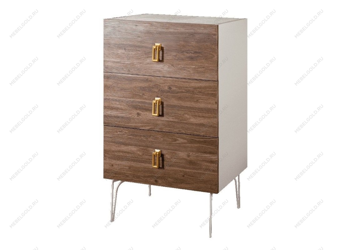 Комод Bogemia Wood Fa (Слоновая кость) (Novabuk/Золото) БМКМ-1(Wo)