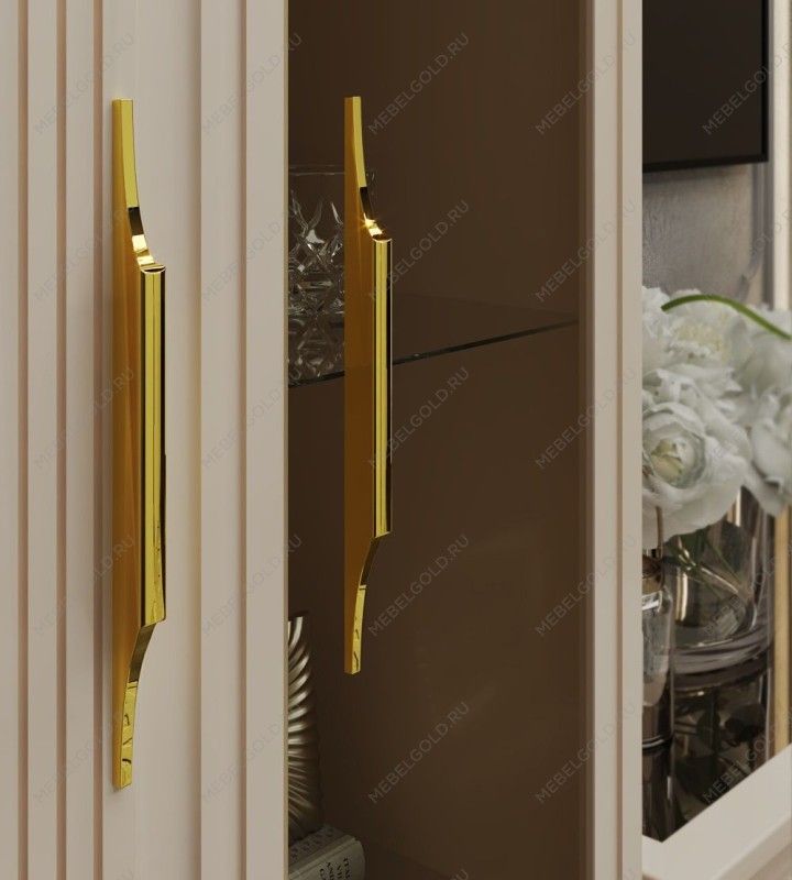 Витрина Замира 2-ств низкая бежевый | изображение 3