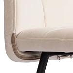 Стул обеденный Medeo, LT, флок, молочный/черный, 4, 45х56х89 см | изображение 7