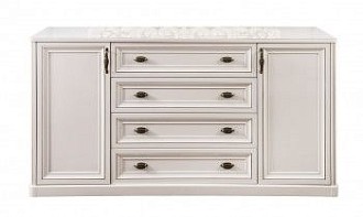 Комод Натали белый глянец (гостиная)