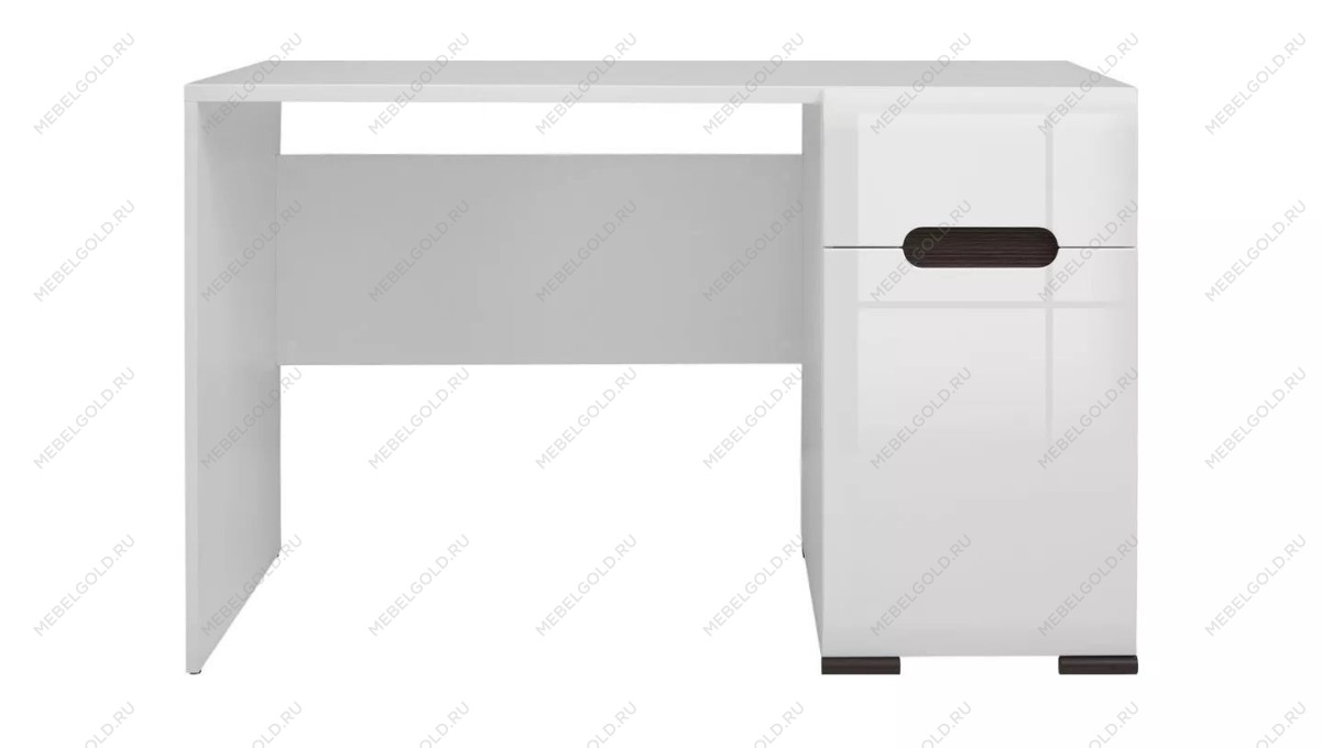 Стол письменный Ацтека BIU1D1S/8/12 белый