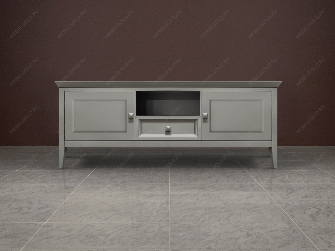 Тумба ТВ малая 1 ящик 2 дверцы Manhattan (Серый) | изображение 1