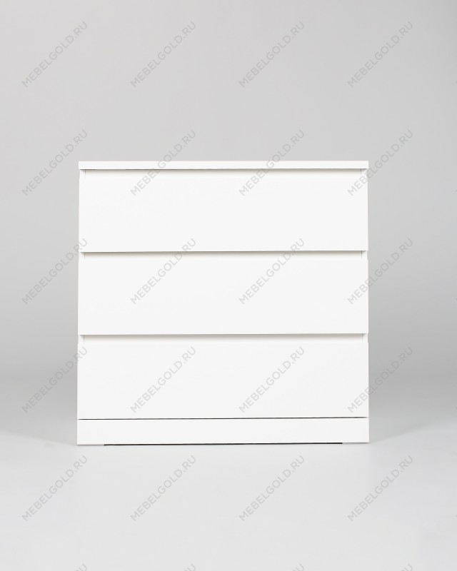 МАЛЬМ / VARMA Комод ИКЕА / IKEA 3, 80x78x40, пигмент, белый | изображение 2