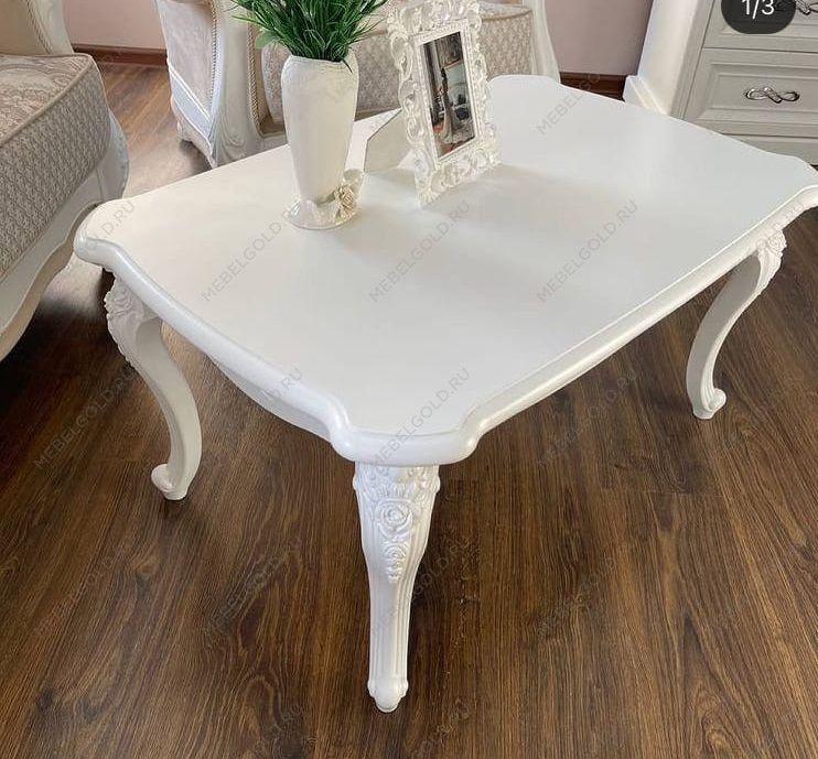 Столик прямоугольный Мишель белый матовый | изображение 6